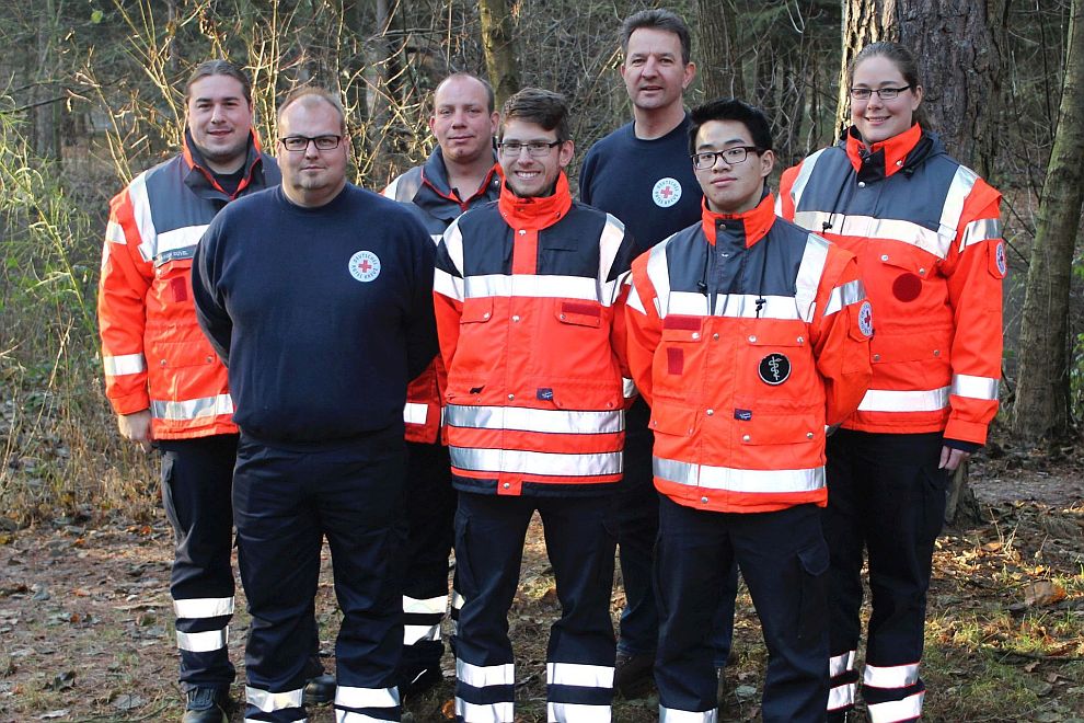 Gruppenbild der DRK Sanitätsgruppe aus Achim.