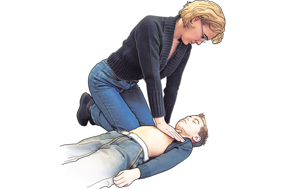 Erste Hilfe: Druckmassage beim Kind