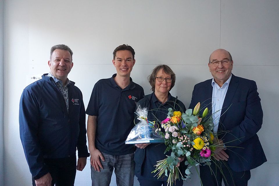 Verabschiedung der Bereitschaftsleitung durch den Bürgermeister