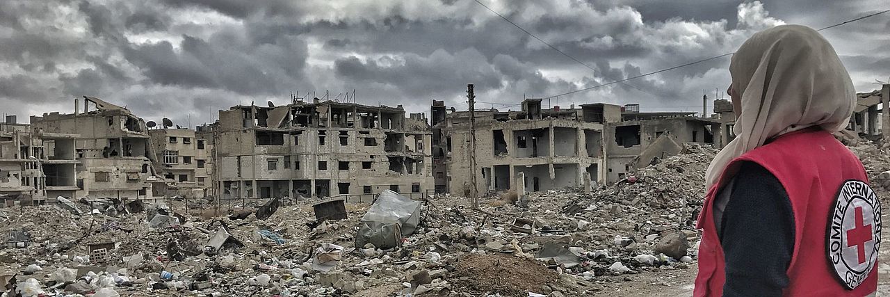 große Zerstörungen in Mouadamieh