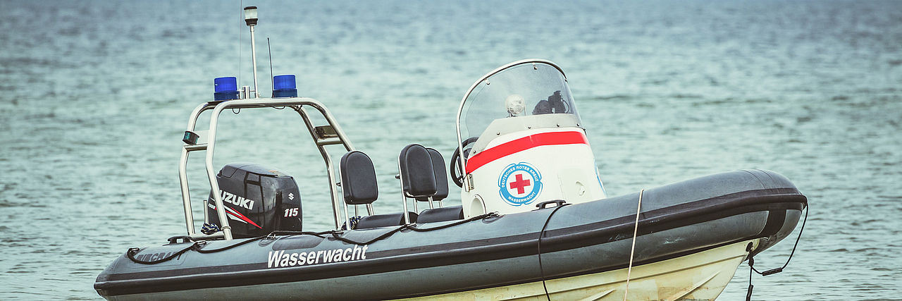 Motorboot der Wasserwacht