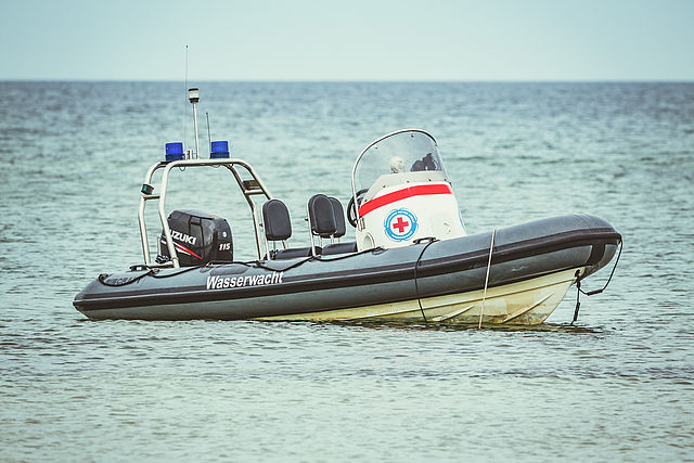 Motorboot der Wasserwacht